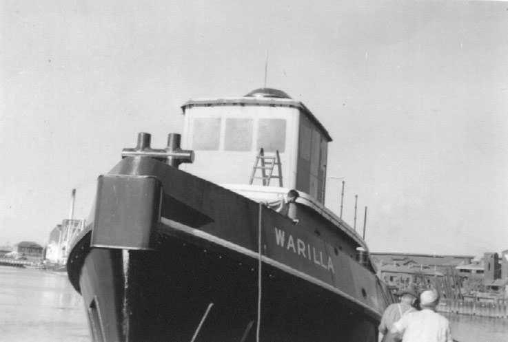 At fitting out jetty, 25/3/1959.