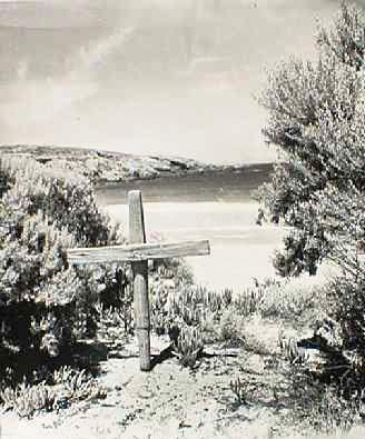 At West Bay, Kangaroo Island, 1950.