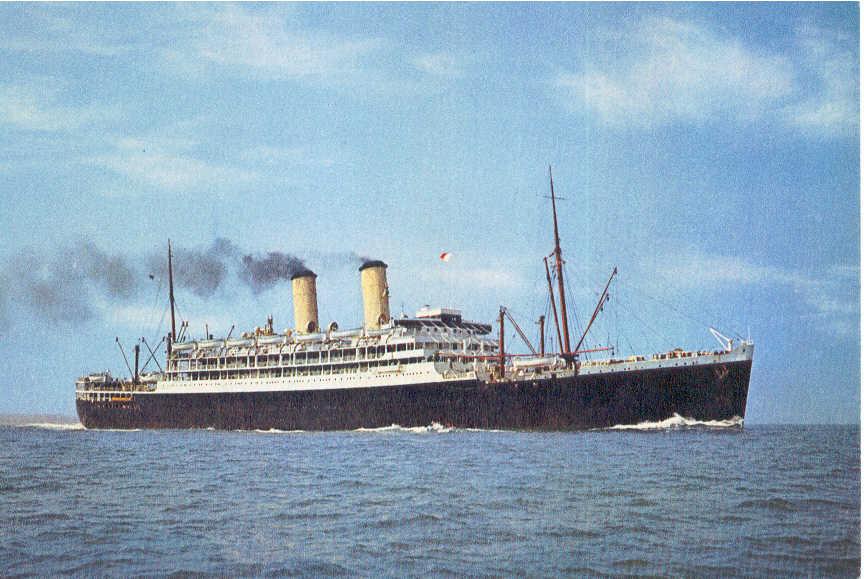Passenger vessel at sea