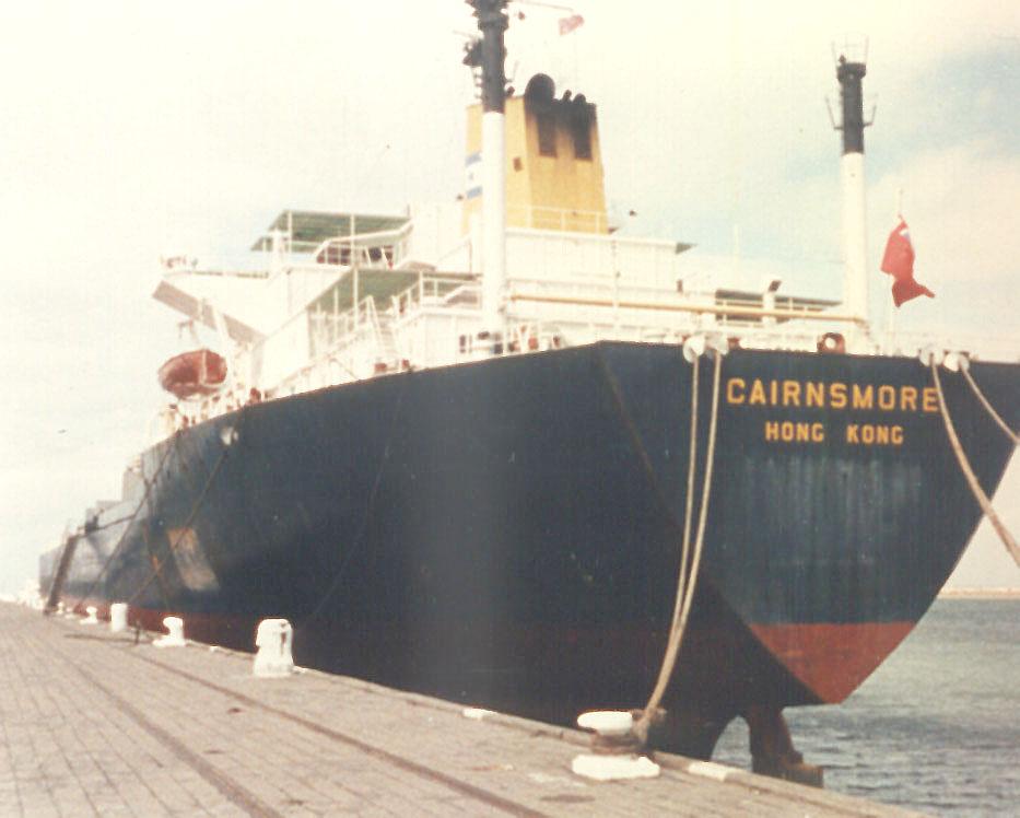 Built in 1982 by Austin & Pickersgill Ltd, Southwick, Sunderland.  Bulk Carrier, strengthened for heavy cargoes.  Owned by Detiga Shipping Ltd.  The Indo China Steam Navigation Co (Hong Kong)
Official Number:  702392
Tonnages:  34800 gross, 20781 net
D