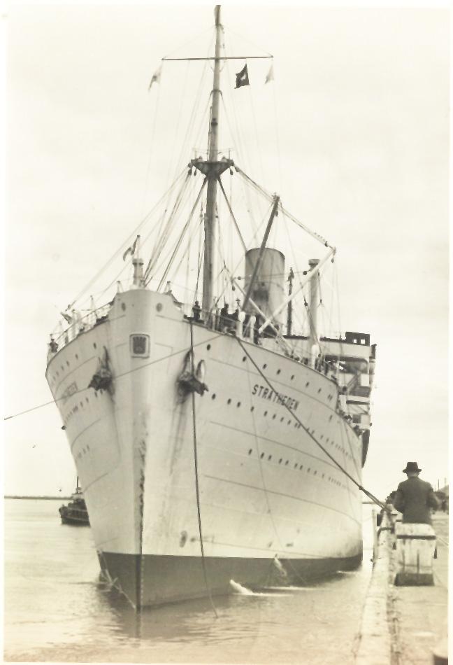 Built by Vickers Armstrong, Barrow -In-Furness, England in 1937.  First owned by P&O untl 1964 when bought by John Latsis.  "Stratheden had her maiden voyage on 24 December 1937 and operated the route between UK and Australia via the Suez Canal.  In 1939 