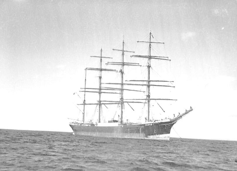 This image shows vessel in full sail