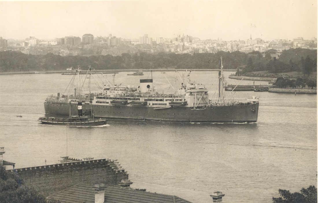 Passenger vessel in Sydney Harbour