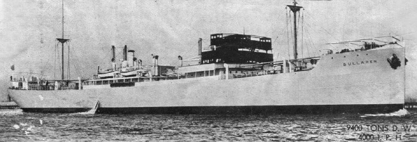 1918 general cargo vessel under way