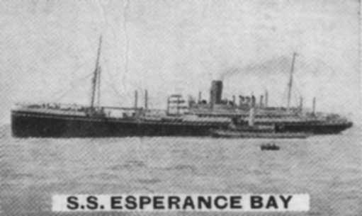 1922 passenger vessel under way