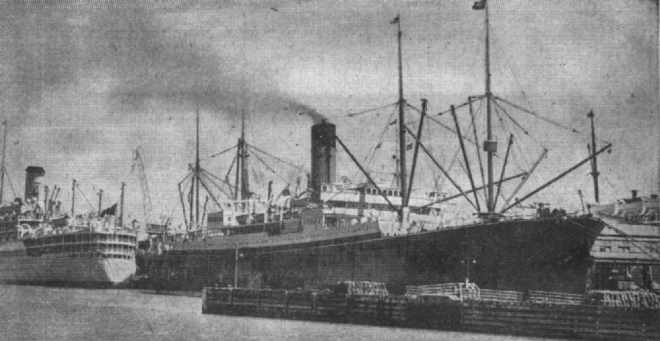 1912 passenger vessel berthed.
