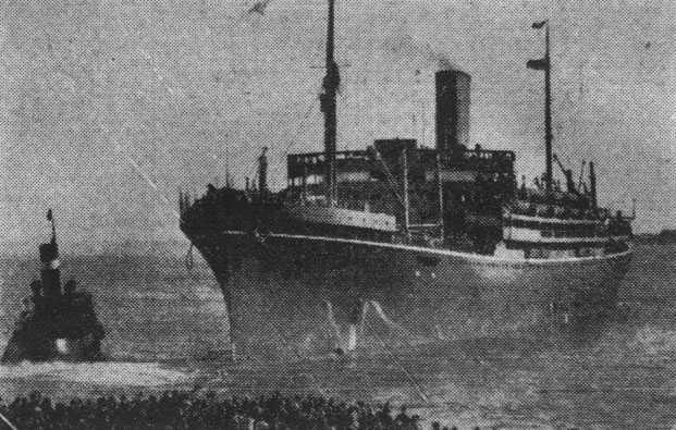1923 passenger vessel.