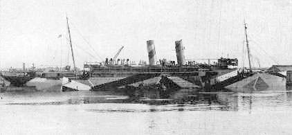 1904 passenger vessel at Newport Docks.