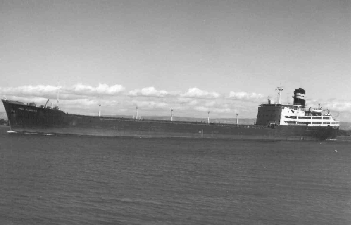 S.S. "Iron Flinders", gross tonnage 14309.  Built in Whyalla by BHP in 1959.  Owned by BHP and employed in the steel trades as a bulk carrier from 1959 until 1977. Sold to Ship breakers in Hong Kong.  Official number 196774.
Port of Registry:  Melbourne
