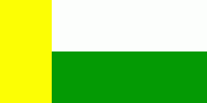 The flag of Zielona Gora aka Gruenberg.