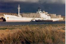 Bulk Carrier, berthed at Port Adelaide in 1995.