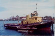 Berthed at Port Adelaide in 2001