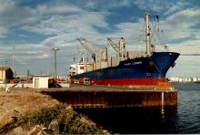 Berthed at Port Adelaide