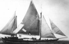 Wooden 2 masted Schooner, built in 1921 by John Murch, Birkenhead SA.  An auxilliary engine was fitted in 1925 (28 bhp - 5 knots).  Owned by :  J Murch, later R Murch, still shown as owned by Mr Murch until 1969 and trading in South Australia but the vess
