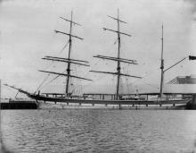 3 masted Barque "Queen", built in 1891 at Grimsted, Norway.

Tonnage:  855 gross
Dimensions:  length 181' , breadth 34', draught 20'