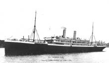 Passenger vessel "Omar", built by Vulcan S.M.A.G. - Stettin, Germany.  Launched on 17 - 10 0 1896 and completed in March 1897.  This vessel took her inaugural voyage on 4 September 1920 as "Konigin Luise" from London to Brisbane.

Base Port:  London
To
