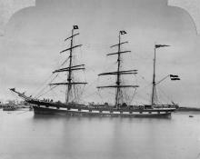 Barque "Gudrun", captained by A Karsten in 1905.