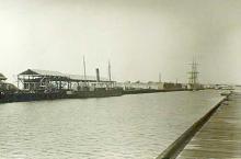 Berthed at Port Adelaide, August 1914.