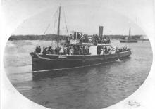 Steam Tug, "Mermaid", built in 1880 at Birkenhead, Port Adelaide.  Built by G Playfair and owned by G Anderson & partners.  Last heard of in 1927, fate unknown.
Official Number:  79329
Dimensions:  length 76'1", breadth 14'7", draught 7'3"
Port Of Regi