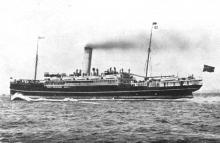 1910 [assenger vessel at sea