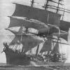 1891 Barque approaching Melbourne after a voyage of 198 days