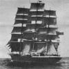 1869 Ship at sea; she was shipowner George Thompson's first iron ship.