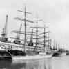 1926 Barque berthed in the Eastern Arm as part of a fleet of Australian Grain Ships.