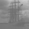 This image shows vessel at anchor at Port Lincoln, South Australia, waiting for a cargo of wheat for the great grain race back to the U.K.