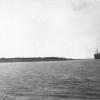 This image shows vessel ashore on Boston Island.