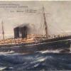 Passenger vessel "Maloja", launched 19 April 1923 and completed in October 1923.  Built by Harland & Wolff - Belfast, Northern Ireland.  This vessel made her inaugural voyage on 18 January 1924 from London - Sydney.  The vessel was owned by P & O Steam na