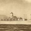 Passenger Vessel "S.S. Orsova", launched on 14 May 1953 by Lady Anderson and completed in February 1954.  Built by Vickers-Armstrongs Ltd - Barrow-In-Furness, England.  She took her inaugural voyage on 17 march 1954 from London to Sydney.Base Port:  Ini