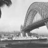 Passing under Sydney Harbour Bridge.