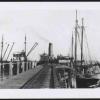 Port Victoria Jetty, the Ketch "MacIntyre"at the Jetty  ca.1920.