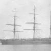 Iron Barque "Kooringa", built in 1874 at south Shields by Softley & Co.  Owned by Trinder, Anderson & Co.
Official Number:  70636
Tonnage:  1206 gross, 1175 net
Dimensions;  length 226'0", breadth 35'2", draught 21'6"
Port Of Registry:  London