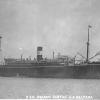 Passenger vessel "Beltana", built in 1912 by Caird & Co, Greenock, Scotland.
Base Port:  London
Tonnage:  11120 gross
Dimensions:  length 515', breadth 63', draught 28'
Motive Power:  Quadruple expansion engines (9000 IHP)
Screws:  twin
Service Spee