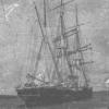 The Liverpool Barque "Lalla Rookh", which arrived at Falmouth after all hope of her safety had been abandoned.  She was 199 days comng from Brisbane.  An Iron Barque of 814 gross ton, built in 1876 by R & J Evans & Co.  Official  Number - 74542.  Owned by