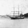 Barque "Valparaiso", built in 1866 at Liverpool by T Vernon & Sons.
Tonnage:  743 gross
Dimensions:  length 189', breadth 31', draught 19'