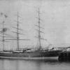 1875 clipper, moored at Port Adelaide..