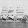 Steel 4 masted Barque built in 1892 
This image of the vessel taken in Spencer Gulf as she left Wallaroo with wheat.