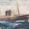 Passenger Vessel "Mooltan", launched on 15 - 2 - 1923 and completed in September 1923.  Built by Harland 7 wolff Ltd, Belfast, Northern Ireland.  She took her maiden voyage on 21 December 1923 from London to Sydney.
Base port:  London
Gross Tonnage:  In