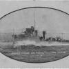 "H.M.A.S. Yarra", a River Class Torpedo Baot Destroyer, built by Denny in Dumbarton.  She was laid down in 1909 and launched on 9/4/1910.  She was commissioned on 10/9/1910.  The "Yarra" arrived in Melbourne with the "Parramatta" in December 1910 she was 