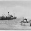 Passenger Cargo vessel "Wookata", built in 1909 by Mackie & Thomson, Govan.  Owned by West Coast Shipping Co Ltd until 1913 when sold to Coast Steamships Ltd.  In 1936 she was converted into a barge and cut up for scrap in the late 1970's.  She was built 