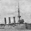 "H.M.A.S. Encounter", a Challenger class twin screw second class protected cruiser.  Laid downon 28th January 1901 and launched on 18th June 1902.  In later years was given light cruiser status.  She arrived in Australian waters in early 1906 to serve on 