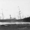 Freighter "Essen", built in 1889 at Flensburg by Schiffs Gesel.

Tonnage:  2985 gross
Dimensions:  length 319', breadth 39', draught 24'
Port Of Registry:  Hamburg
Flag:  German