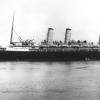 Passenger Liner "Osterley", launched on 26-1-1909 by Lady Jersey and completed in June 1909.  Built by London & Glasgow Shipbuilding Co, Govan, Scotland.  She took her inaugural voyage on 6 August 1909 from London to Brisbane.
Base Port:  London
Gross T