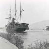 Iron Screw Steamer "Peshawur", built in 1871 by Caird & Co - Greenock.  Owned by P & O Steam Navigation Co until 1899 when she was sold for further trading.
Tonnage:  3748 gross, 2158 net
Official Number:  65641
Dimensions:  length 378')' ,breadth 42'7