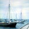 This image shows vessel at Stansbury Jetty in the 1950's.