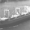General Cargo vessel "Aris", built in 1970 by Ishikawajima - Harima Hvy Ind - Tokyo.  Owned by Aris Cia Navigation SA.

Tonnage:  9868 gross, 6257 net
Dimensions:  length 142.27, breadth 19.84, draught 9.037m
Port Of Regsitry:  Piraeus
Speed:  14.5 k