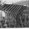 Construction showing stern frames.