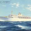 Passenger Liner "Fairsky" laid down by Western Pipe & Steel Co, san Fransisco as cargo liner STEEL ARTISAN; completed as escort aircraft carrier USS BARNES.  Transferred to Royal Navy 1942; renamed HMS ATTACKER.  Returned to US Navy 1946.  Bought by Simta